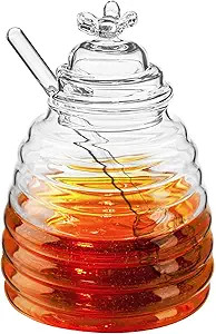 Glass Honey Jar