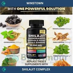SHILAJIT ASHWAGHANDA TONGKAT ALI RHODIOLA ROSEA