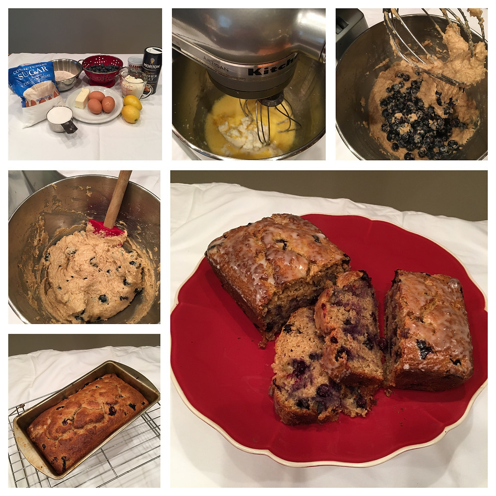 Blueberry Lemon Pound Cake prof magazine