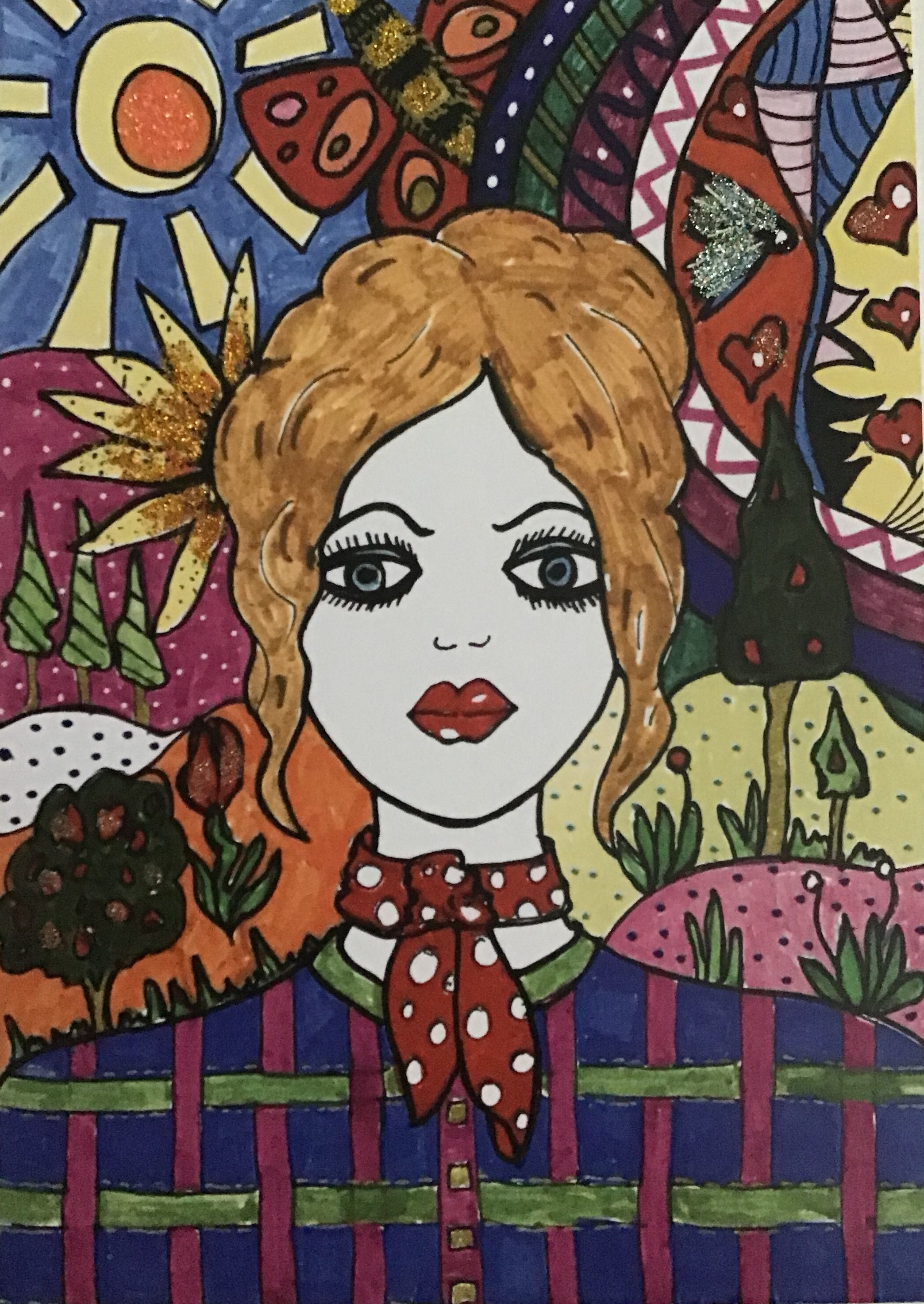 LandGal A5 Greetings Card