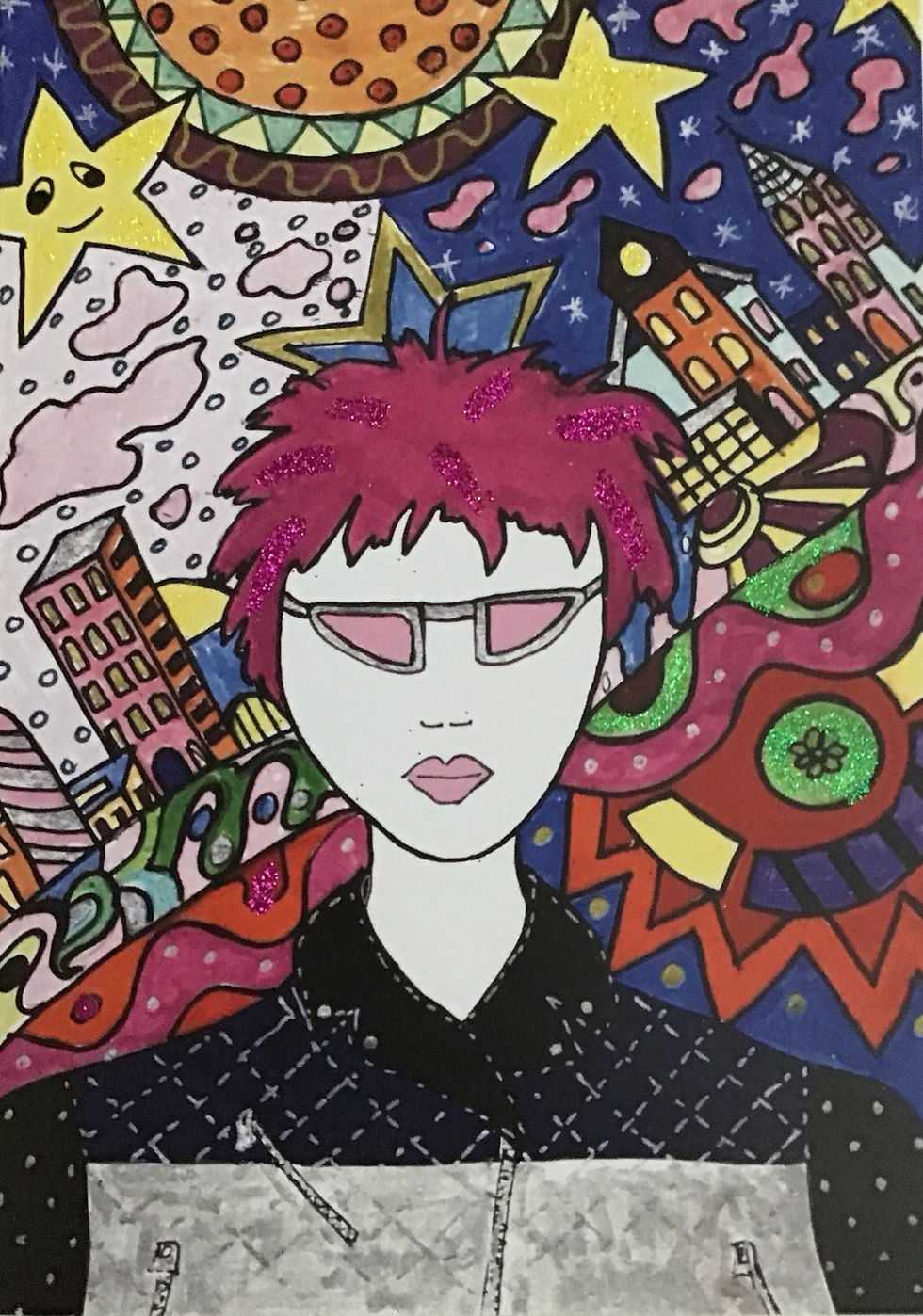 City Gal A5 Greetings Card