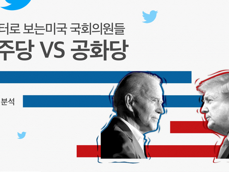[데이터 분석] 트위터로 보는 미국 국회의원들. 민주당 vs 공화당