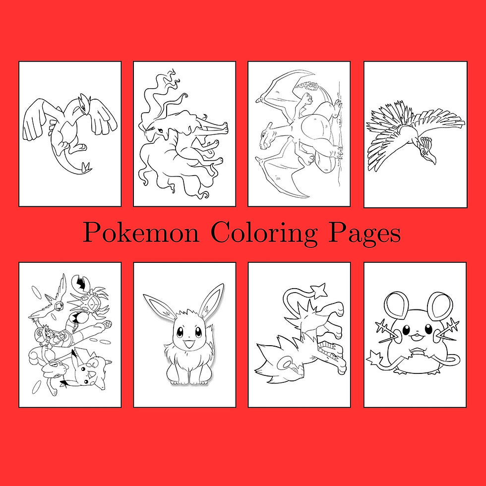 Thumbnail: Downloadable Pokemon coloring pages with favorite Pokemon