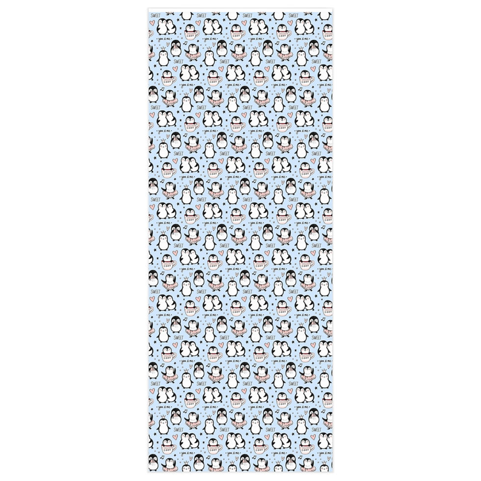 Thumbnail: penguin wrapping paper