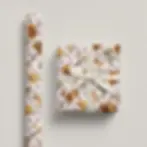 golden retriever wrapping paper