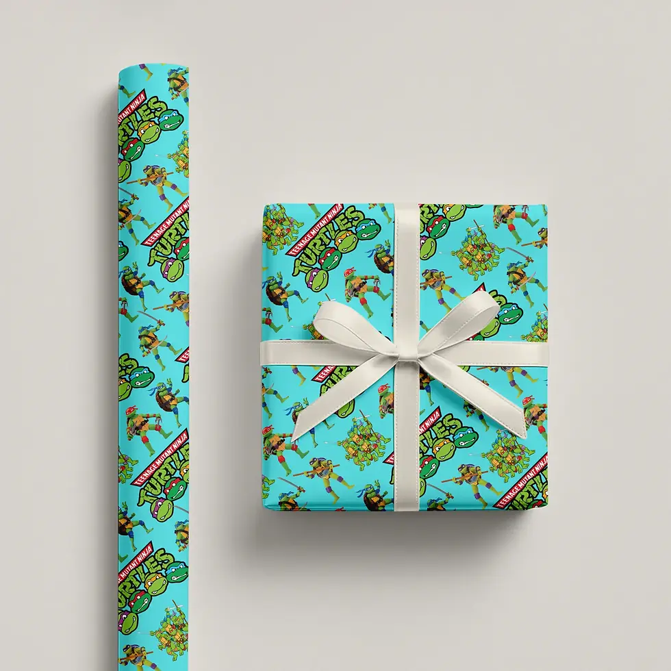 turtle wrapping paper