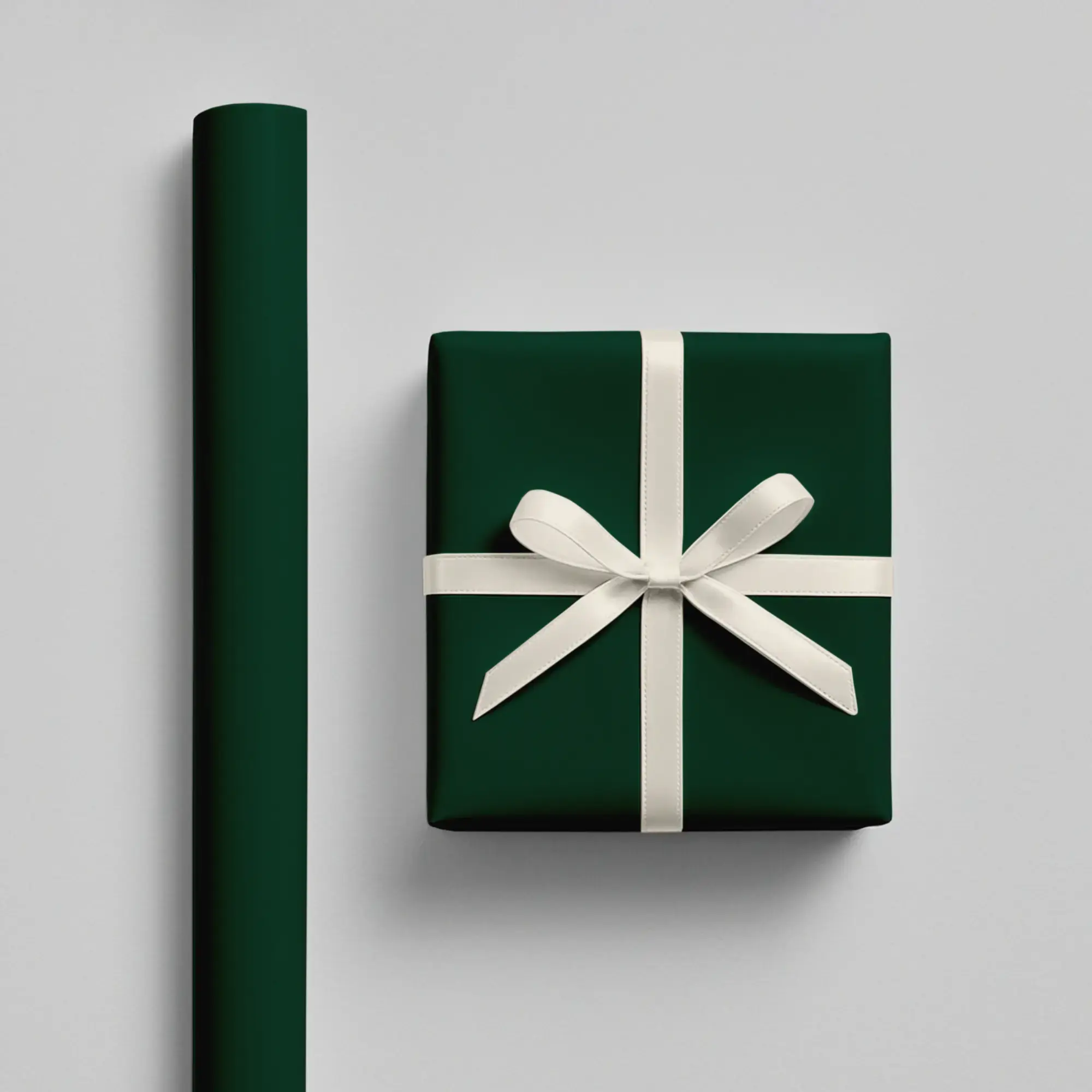 dark green gift wrap