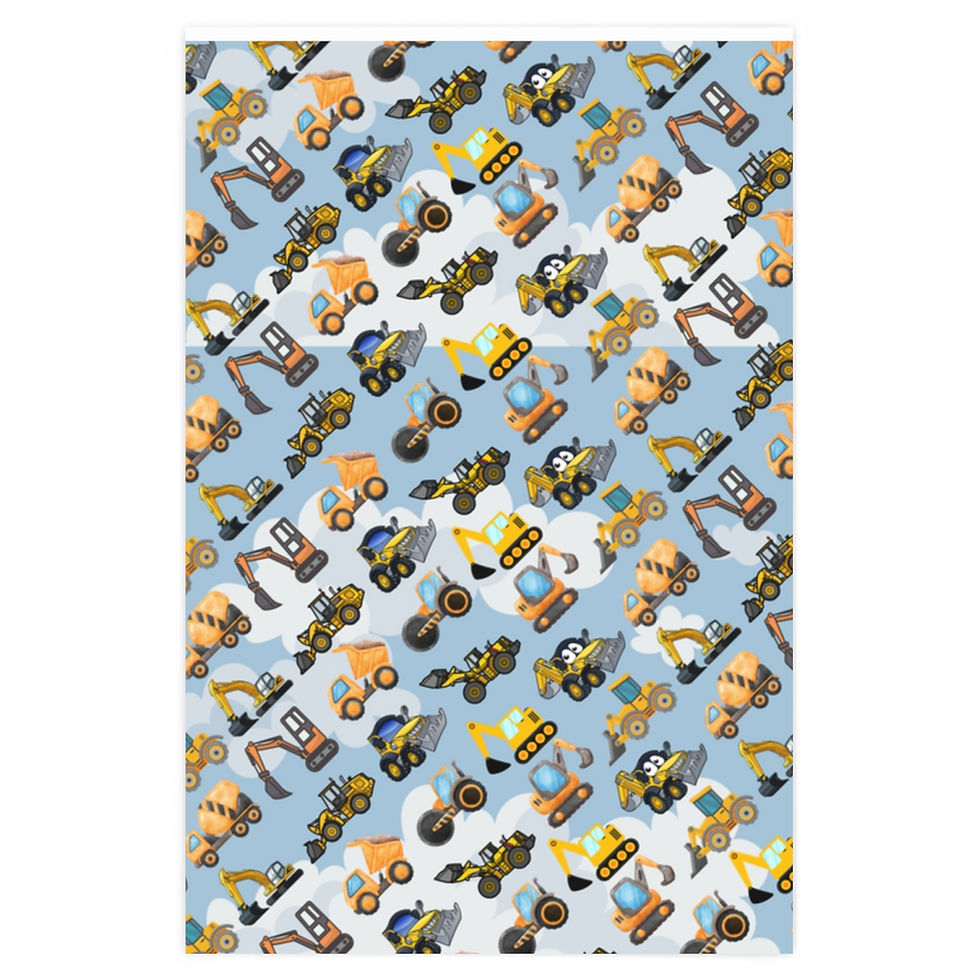 digger wrapping paper