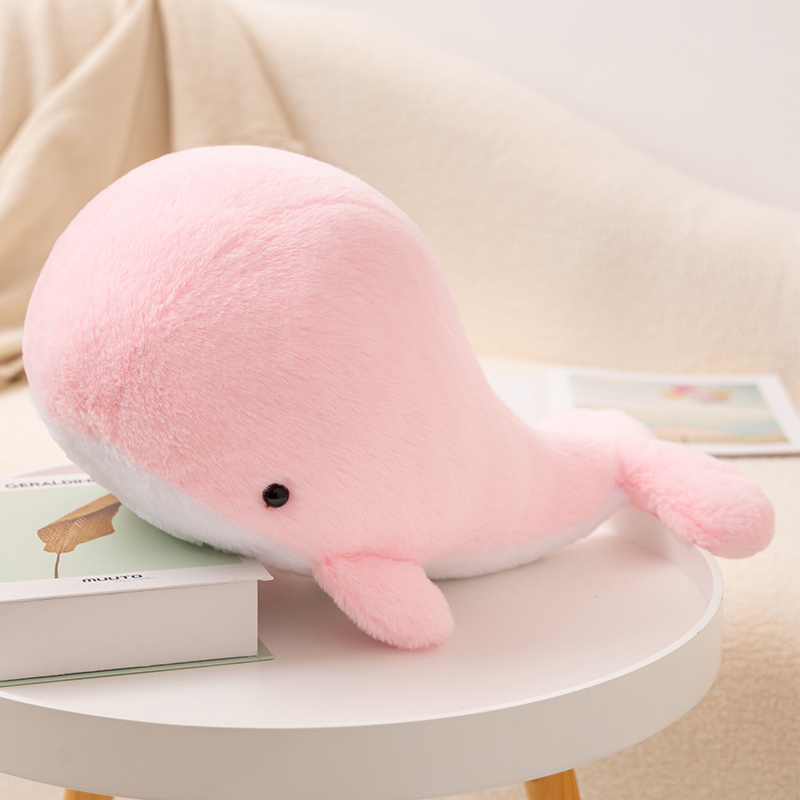 whale plush pink