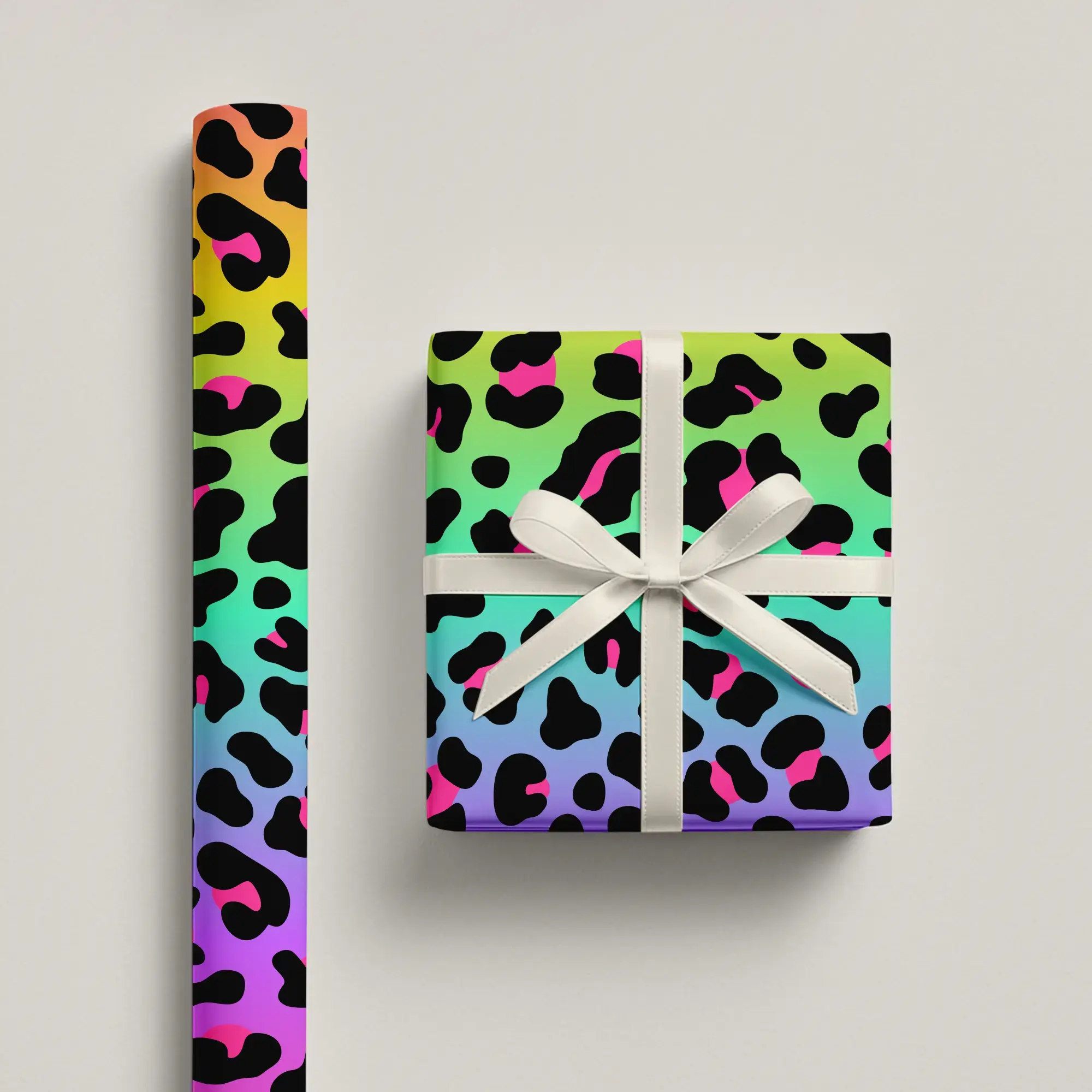 cheetah gift wrap
