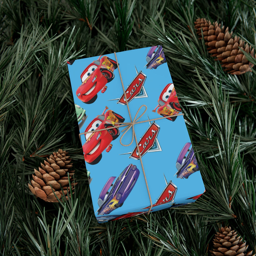 Thumbnail: cars birthday wrapping