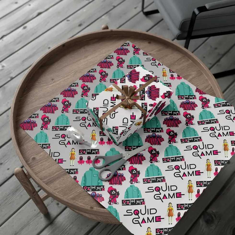 Thumbnail: Korean drama Squid Game wrapping sheets for fans and collectors