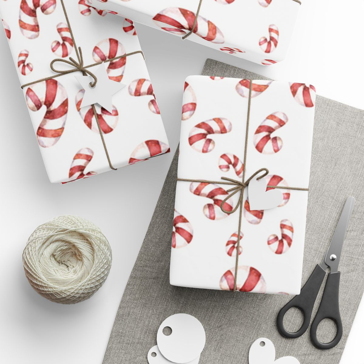 candy cane wrapping paper