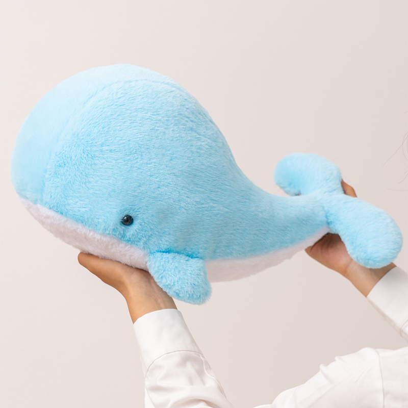 whale plush blue