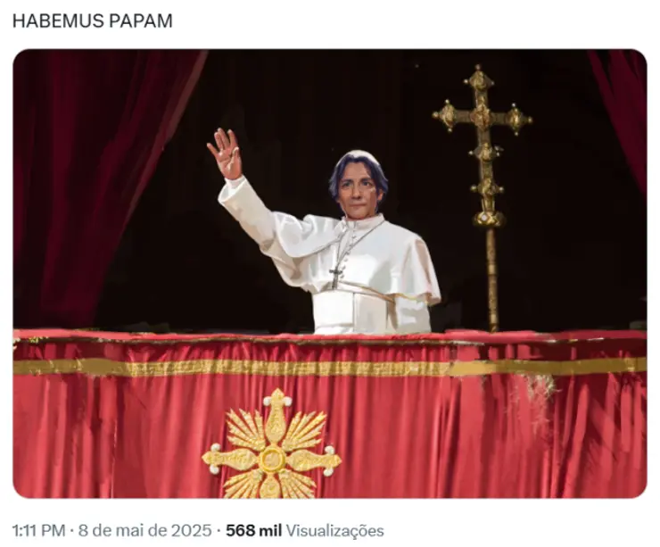 Brasileiros se inspiram em filmes para repercutir escolha no papa no X | Reprodução: X