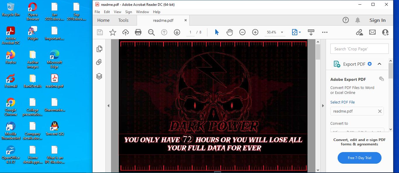 What is Dark Power Ransomware
