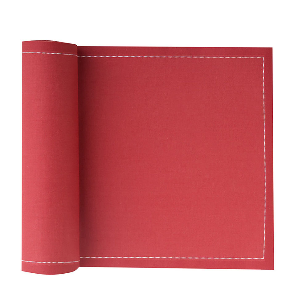Guardanapo ALGODÃO MYDRAP em rolo 20X20 25UN cor VERMELHO CARMIM