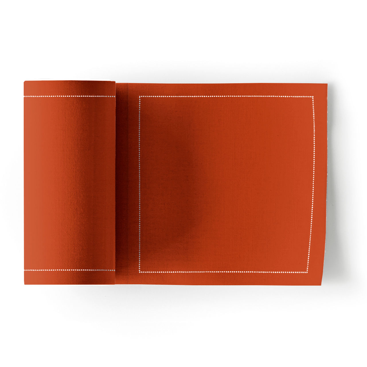 Guardanapo ALGODÃO MYDRAP em rolo 11X11 50UN cor TERRACOTA