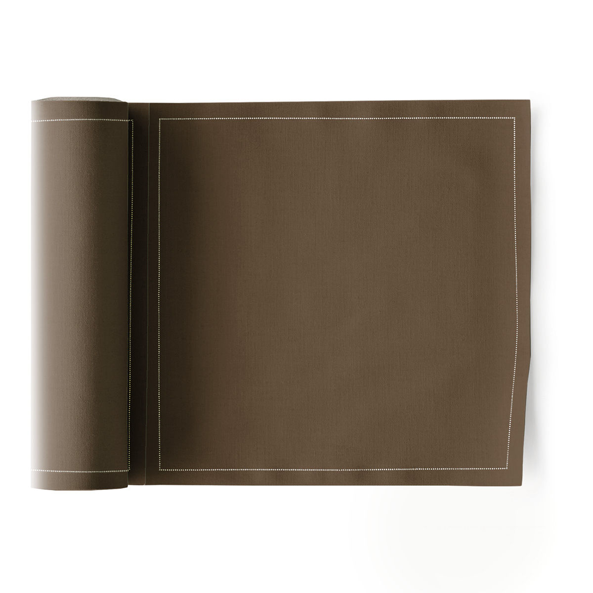 Guardanapo ALGODÃO MYDRAP em rolo 20X20 25UN cor MARROM TERRA