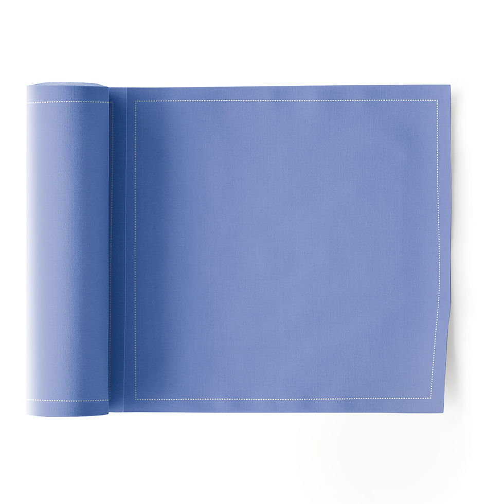 Guardanapo ALGODÃO MYDRAP em rolo 20X20 25UN cor AZUL MAR