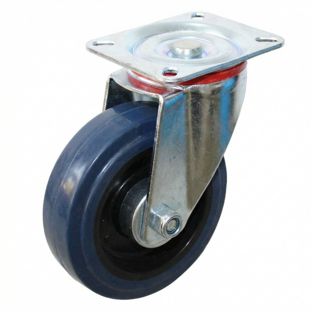 Blue Super Elastic Rubber Castors