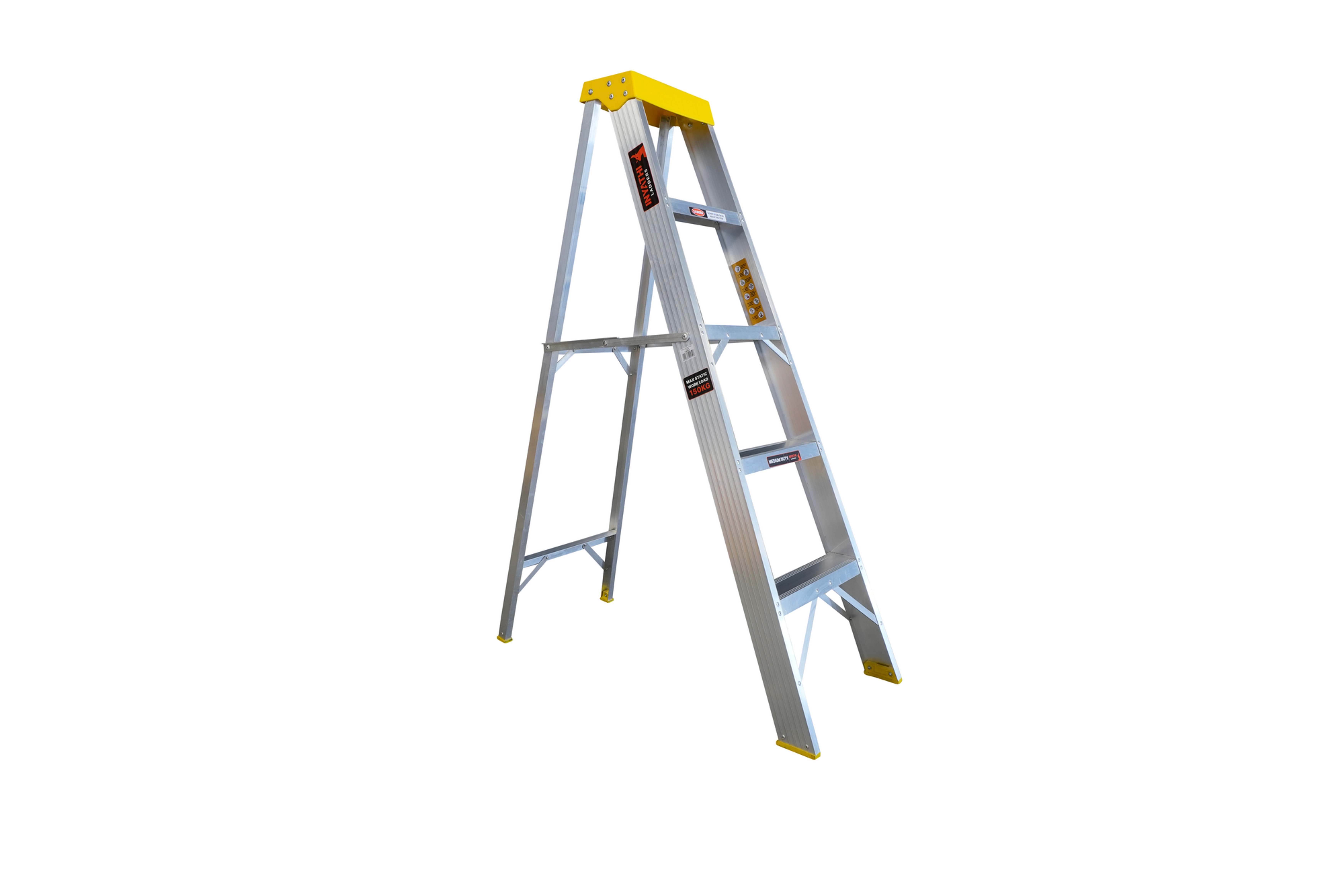 150kg Yellow Medium Duty A-Frame Ladders