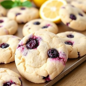 Lemon Blueberry Cookies