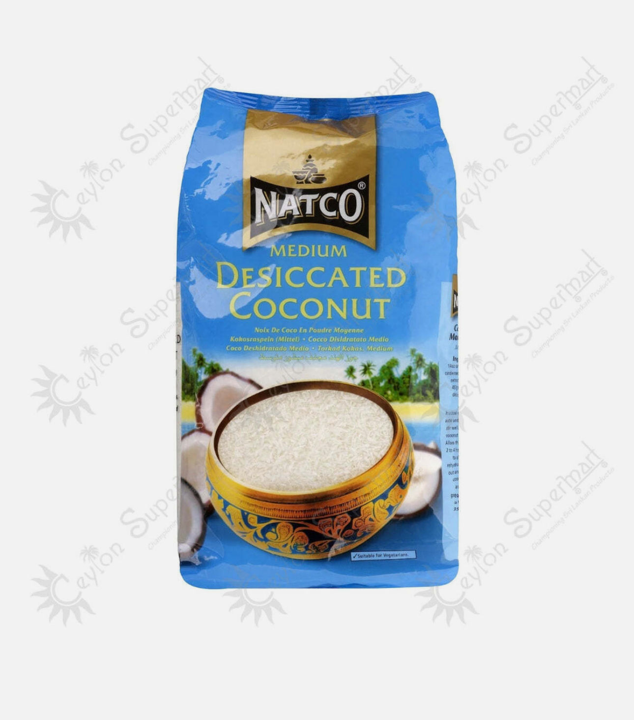 NATCO DESICCATED COCONUT MED 300G