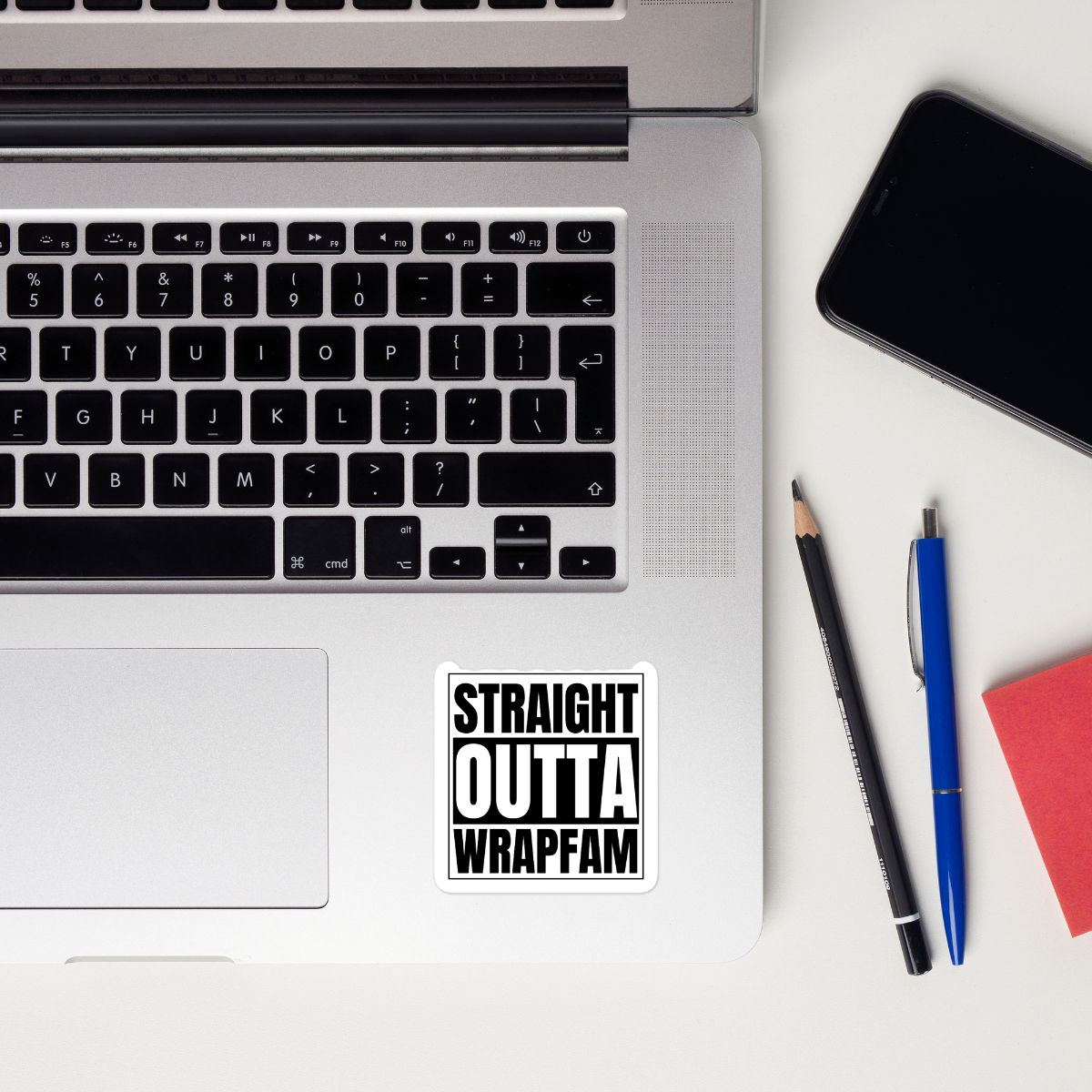 Decal | Vinyl | Kiss Cut – "Straight Outta WrapFam"