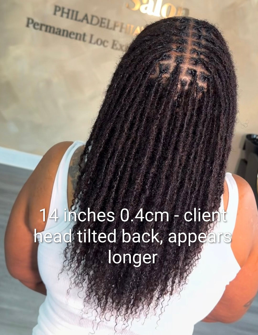 Small LuLu Loc Extensions – 4B/4C Human Hair