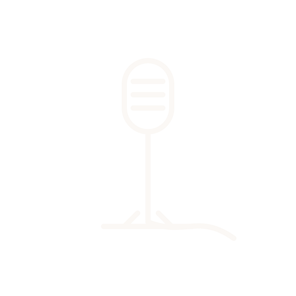 Microphone icon for an AI speaking coach