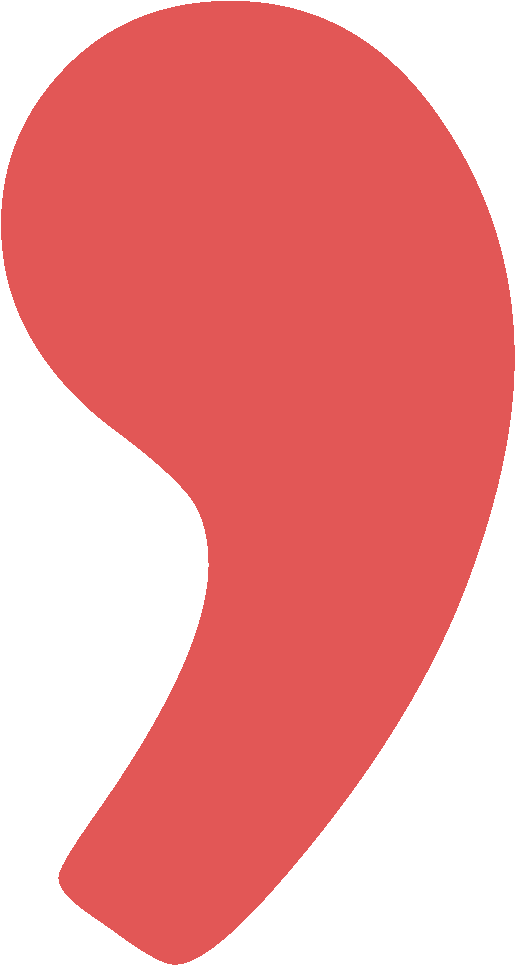 Red quotation mark icon for AI speaking coach quotes