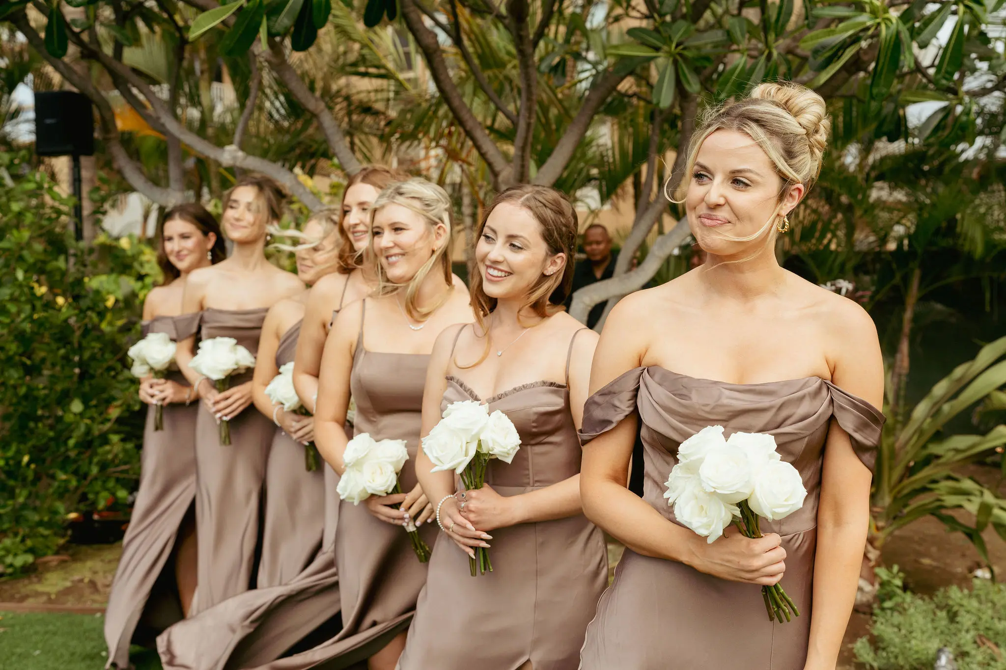 Maui wedding party