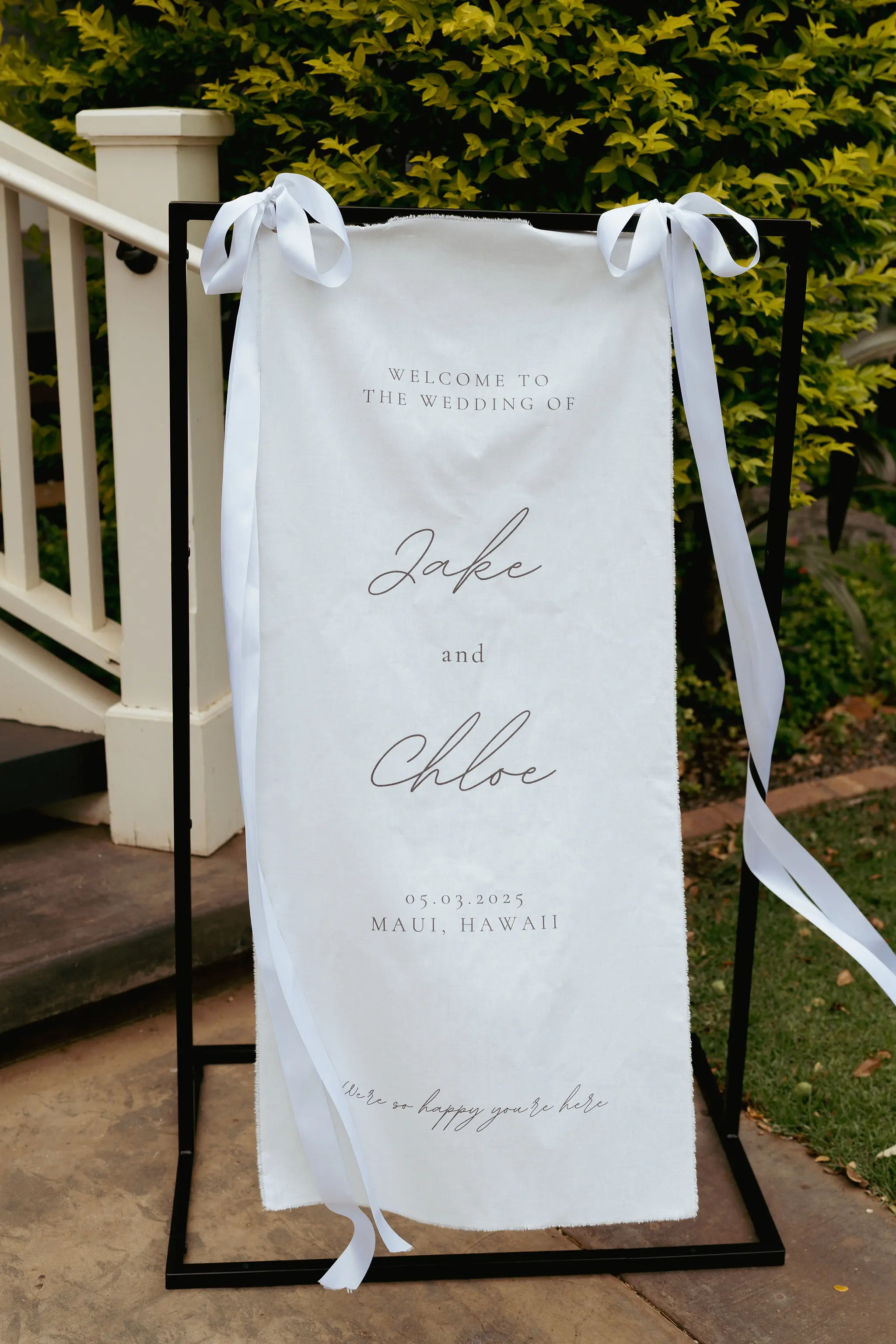Maui wedding sign