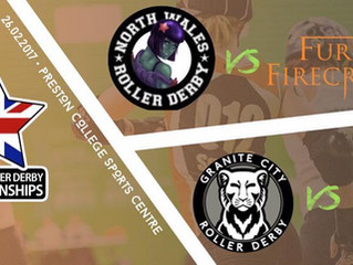 British Champs 2017 - Round 1 - Halifax Bruising Banditas v Granite City Roller Derby