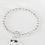 Thumbnail: Sterling Silver 3mm Beaded Puffy Heart Charm Ring
