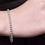 Thumbnail: Sterling Silver Beaded Bracelet Shown On The Wrist