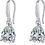 Thumbnail: Elegance in Motion" Sterling Silver Drop Earrings