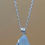 Thumbnail: Silver Wire Wrapped Green Hue Sea Glass Necklace