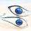 Thumbnail: Silver Plated Kyanite Gemstone Cuff Bangle