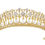 Thumbnail: Ethereal Elegance: Gold Faux Pearl and Crystal Wedding Tiara