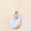 Thumbnail: Silver Cubic Zirconia Sea Shell Necklace With A Sterling Silver Dangling Heart Charm
