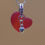 Thumbnail: Rare Cherry Red Sea Glass Heart Necklace