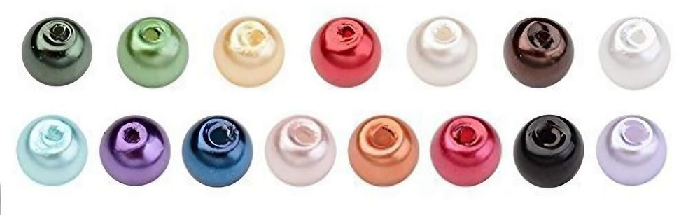 Pearl Beads 3mm With 1mm Hole