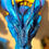 Thumbnail: 3D Printed Blue Dragon On Shield Wall Plaque