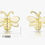 Thumbnail:  Gold Plated Bumble Bee Earrings