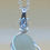 Thumbnail: Sterling Silver Wire Wrapped Frosted Sea Glass Necklace