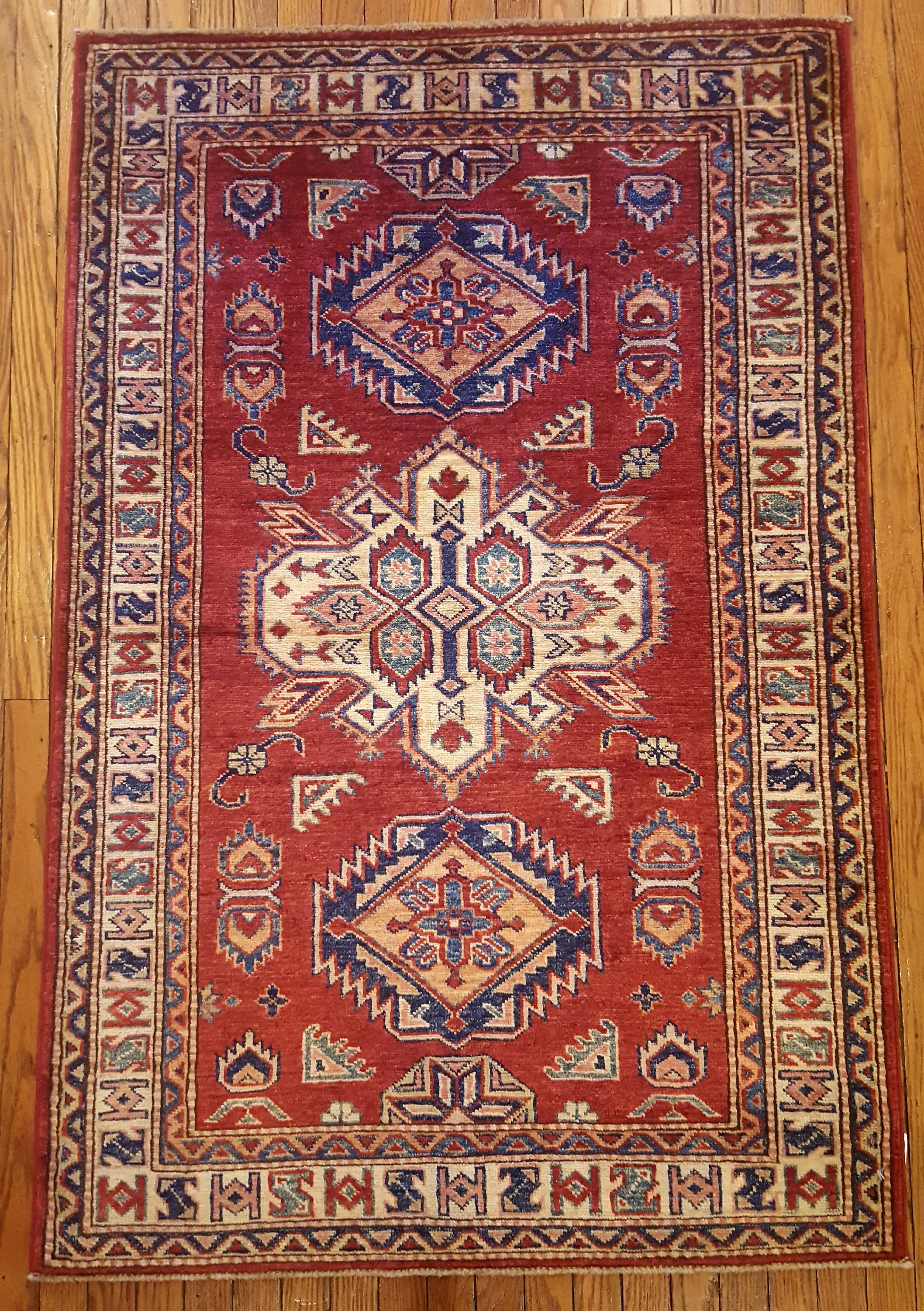 Pakistan Super Kazak Size 2'11"x4'6"