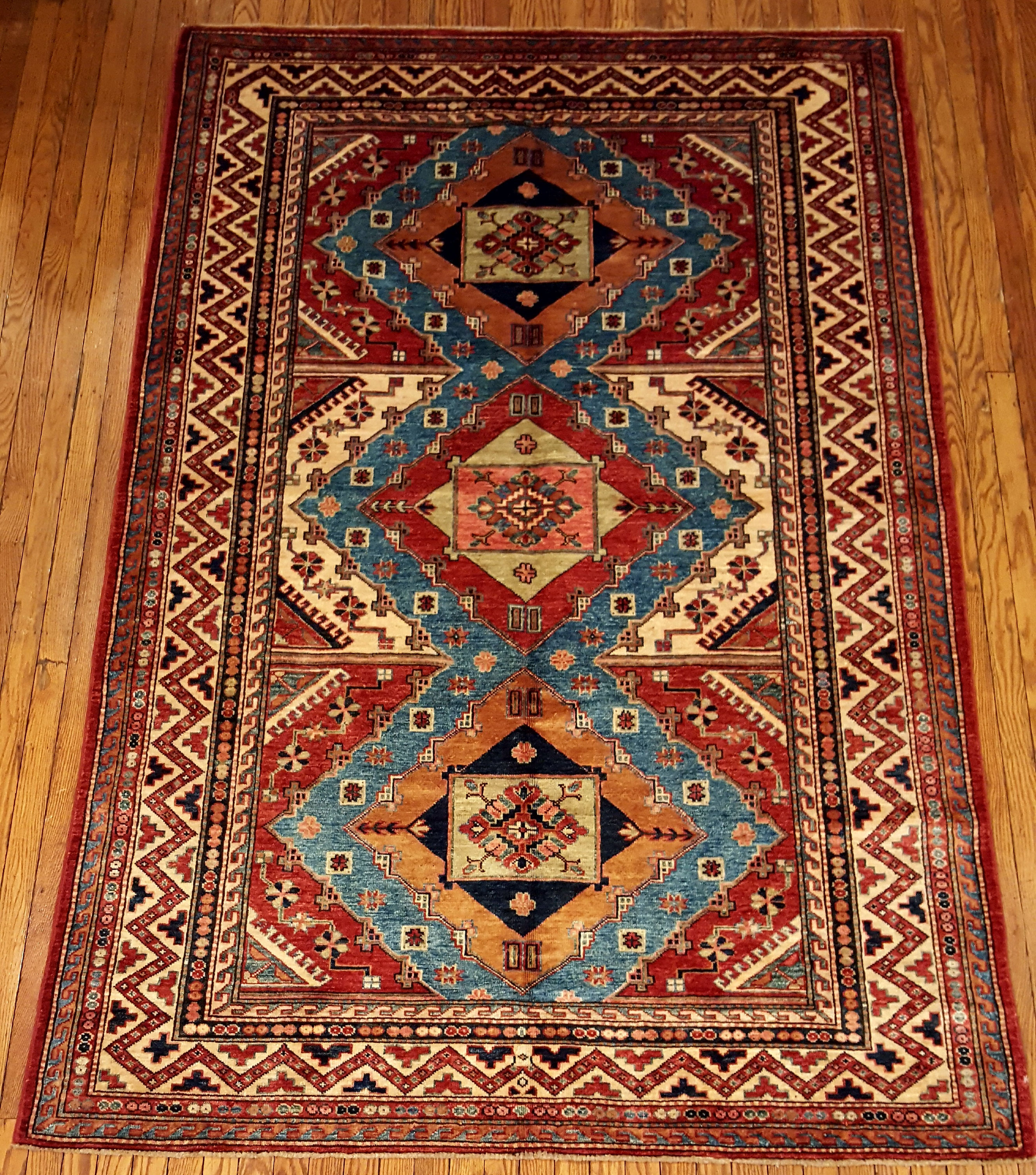 Pakistan Super Kazak Size 4'9"x7'2"