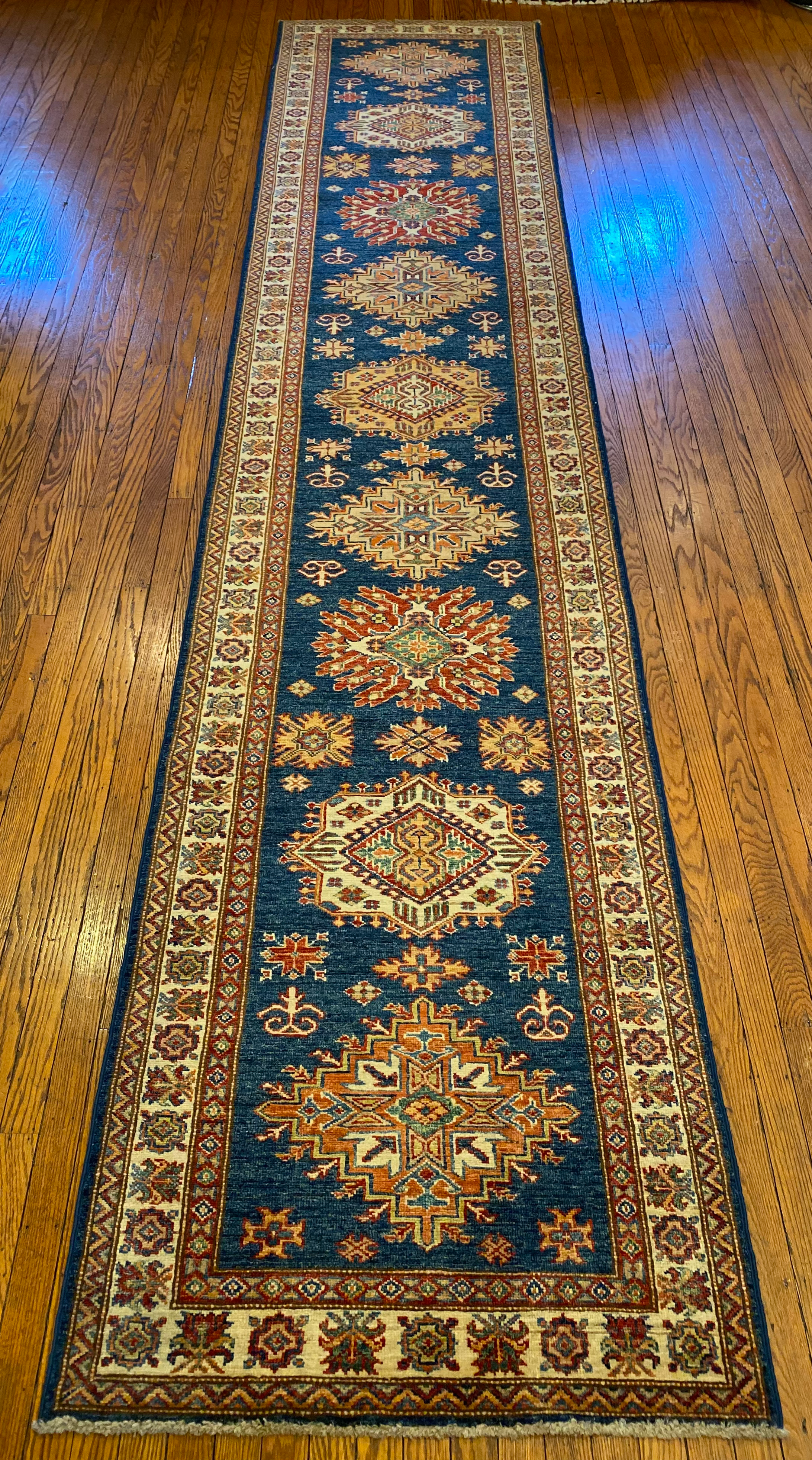 Pakistan Super Kazak, size 2'7"x13'